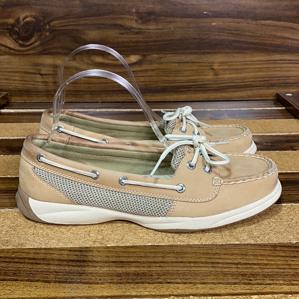 Sperry Laguna Linen/ Leather